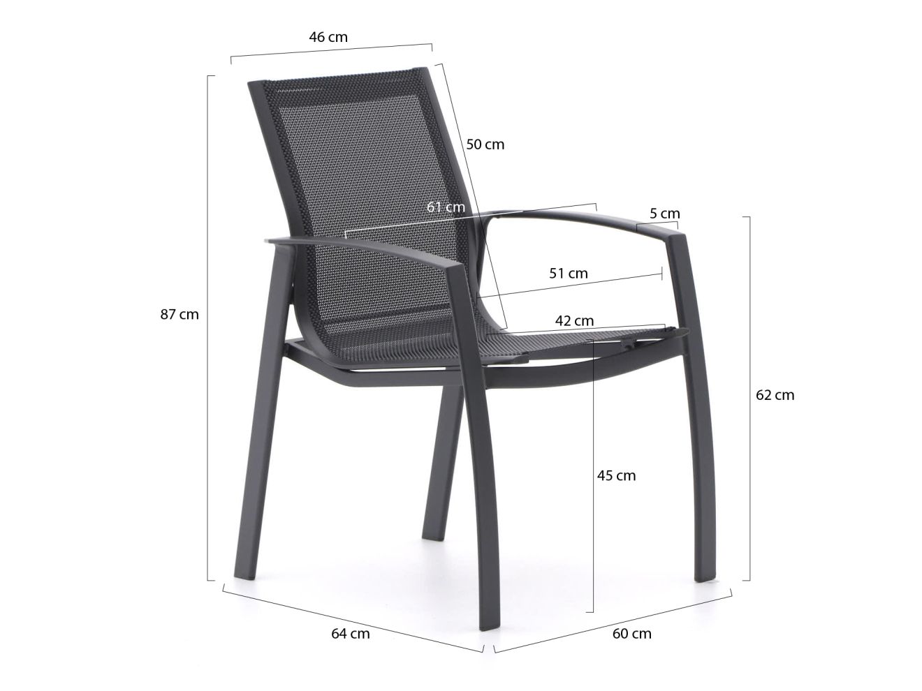 R&S Design Altea/Fidenza 183 cm Gart...