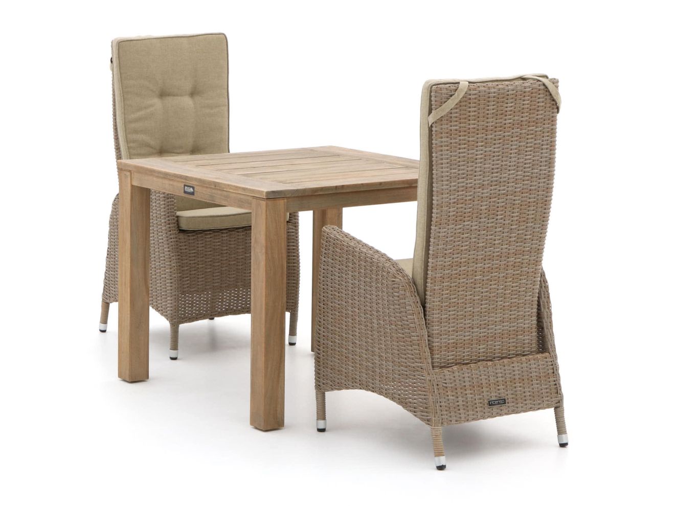 Intenso Fabrizi/ROUGH-S 90 cm Gartenmöbel-Set 3-teilig verstellbar günstig online kaufen