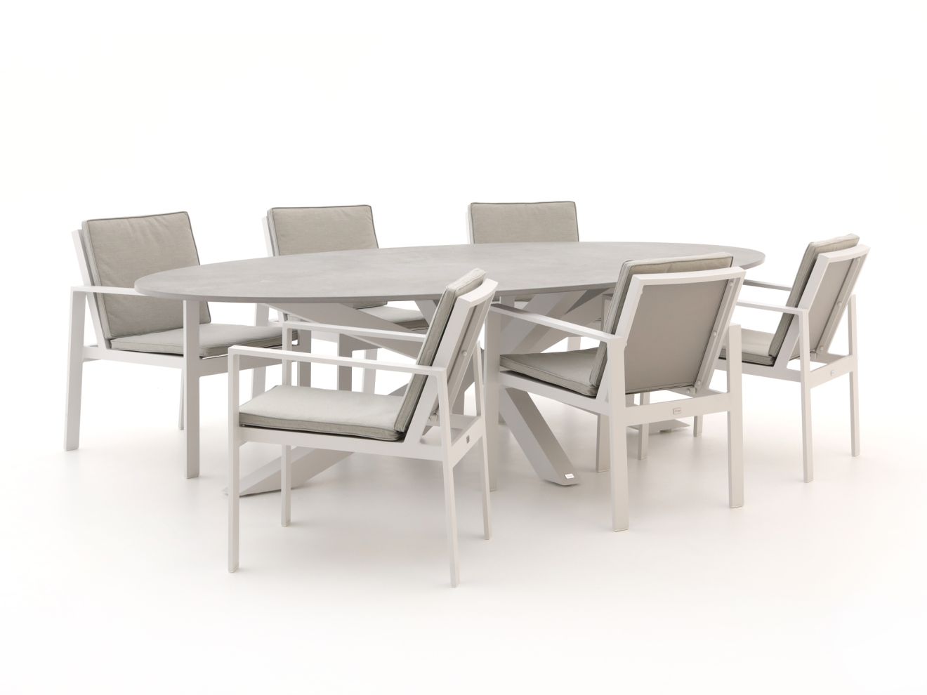 Bellagio Vezzano/Induno Ellips 280 cm Gartenmöbel-Set 7-teilig Weiß Rabatt: 21 % Bellagio Vezzano/Induno Ellips 280 cm Gartenmöbel-Set 7-teilig Weiß Rabatt: 21 %