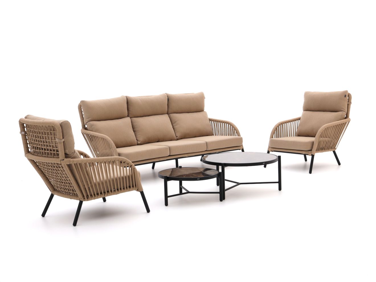Hartman Nika Sessel-Sofa Lounge-Set 5-teilig
