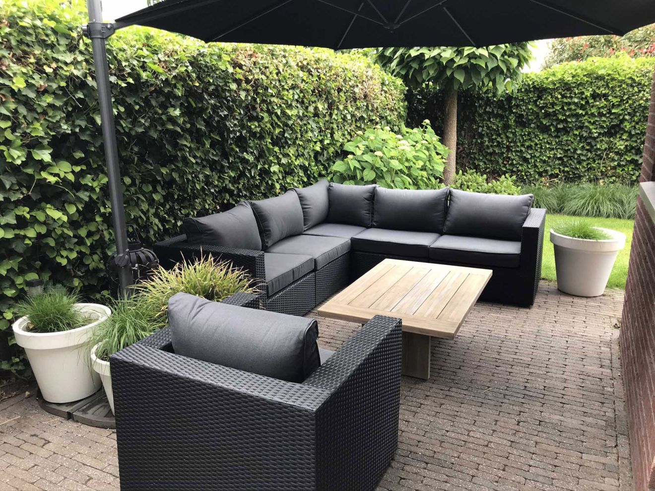 ROUGH-L Loungetisch 120x80x42 cm Braun  ...