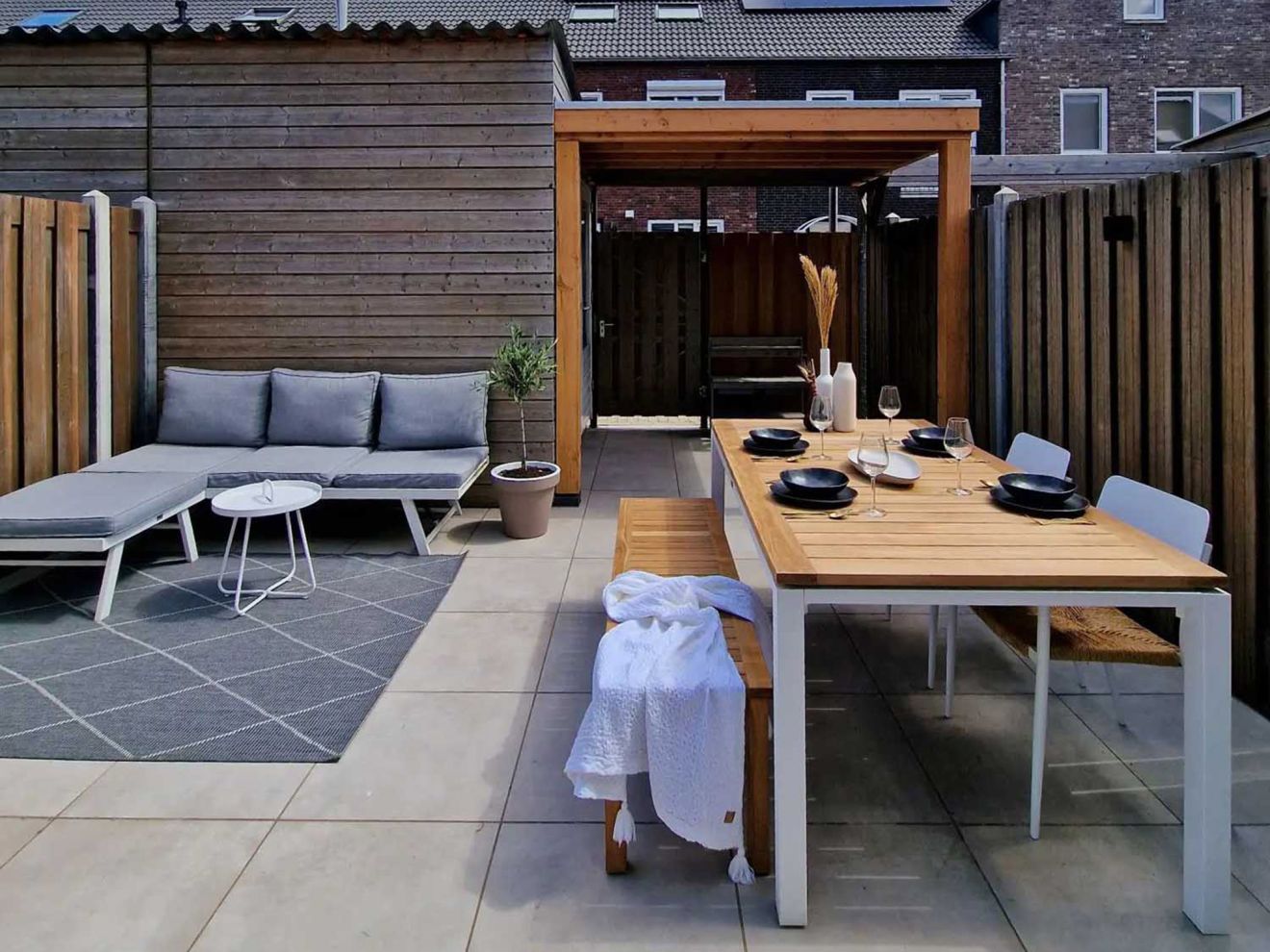 Bellagio Linosa Gartentisch 180x100x75 c...