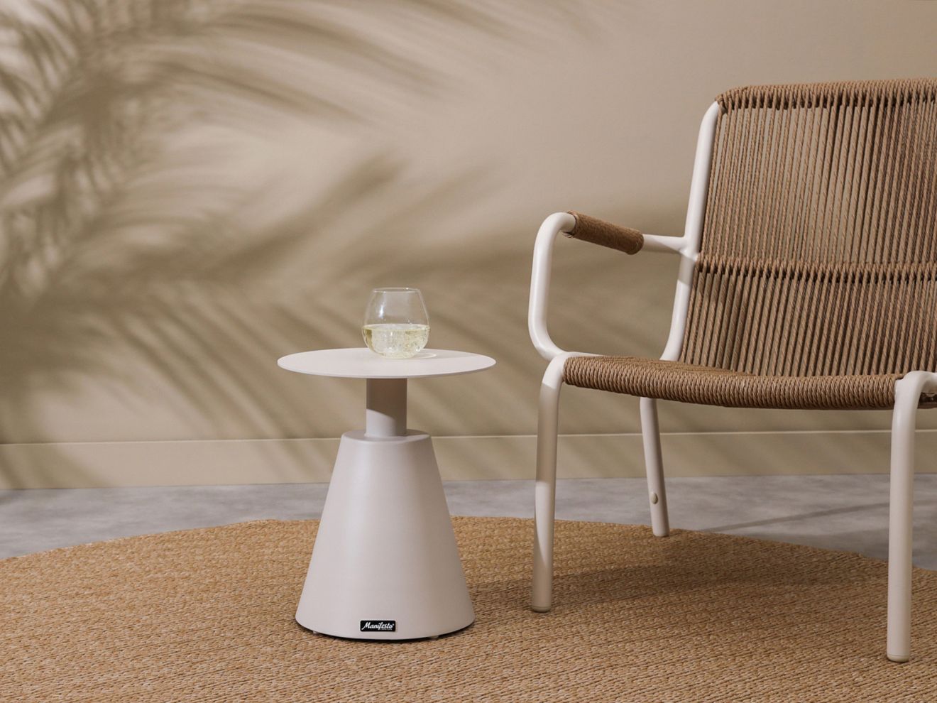 Bolonia Outdoor Teppich ø 160 cm Taupe 160cm Rabatt: 17 %