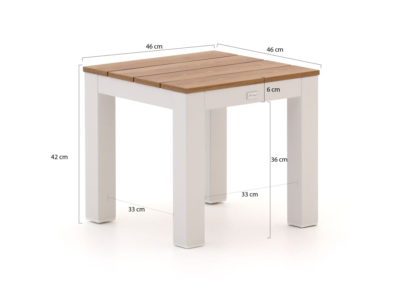 Bellagio Fidenza Beistelltisch 46x46x42 ...