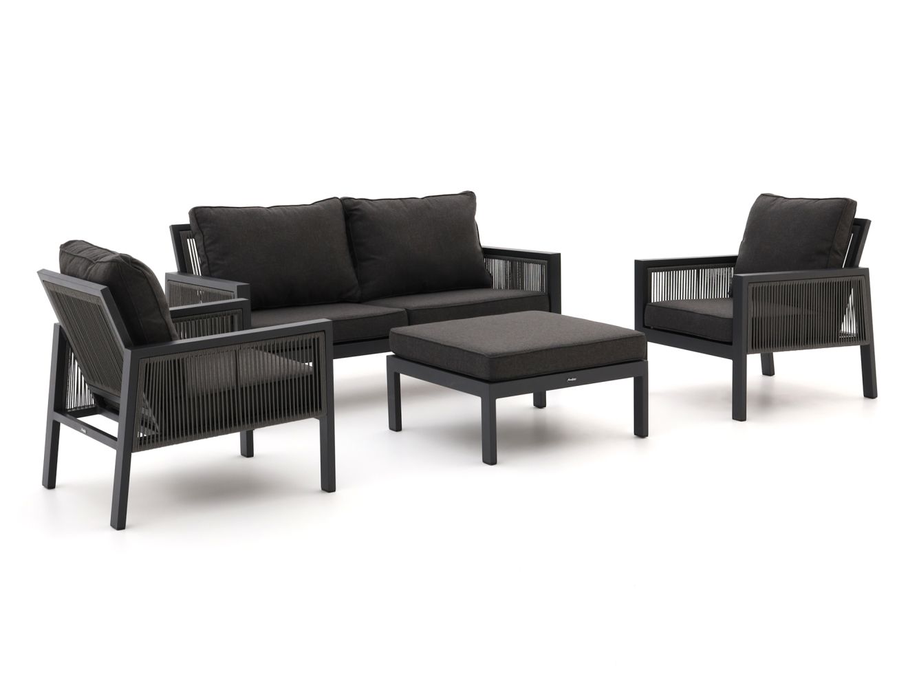 Manifesto Alzano Sessel-Sofa Lounge-Set 4-teilig Grau 0x0cm Rabatt: 26 %