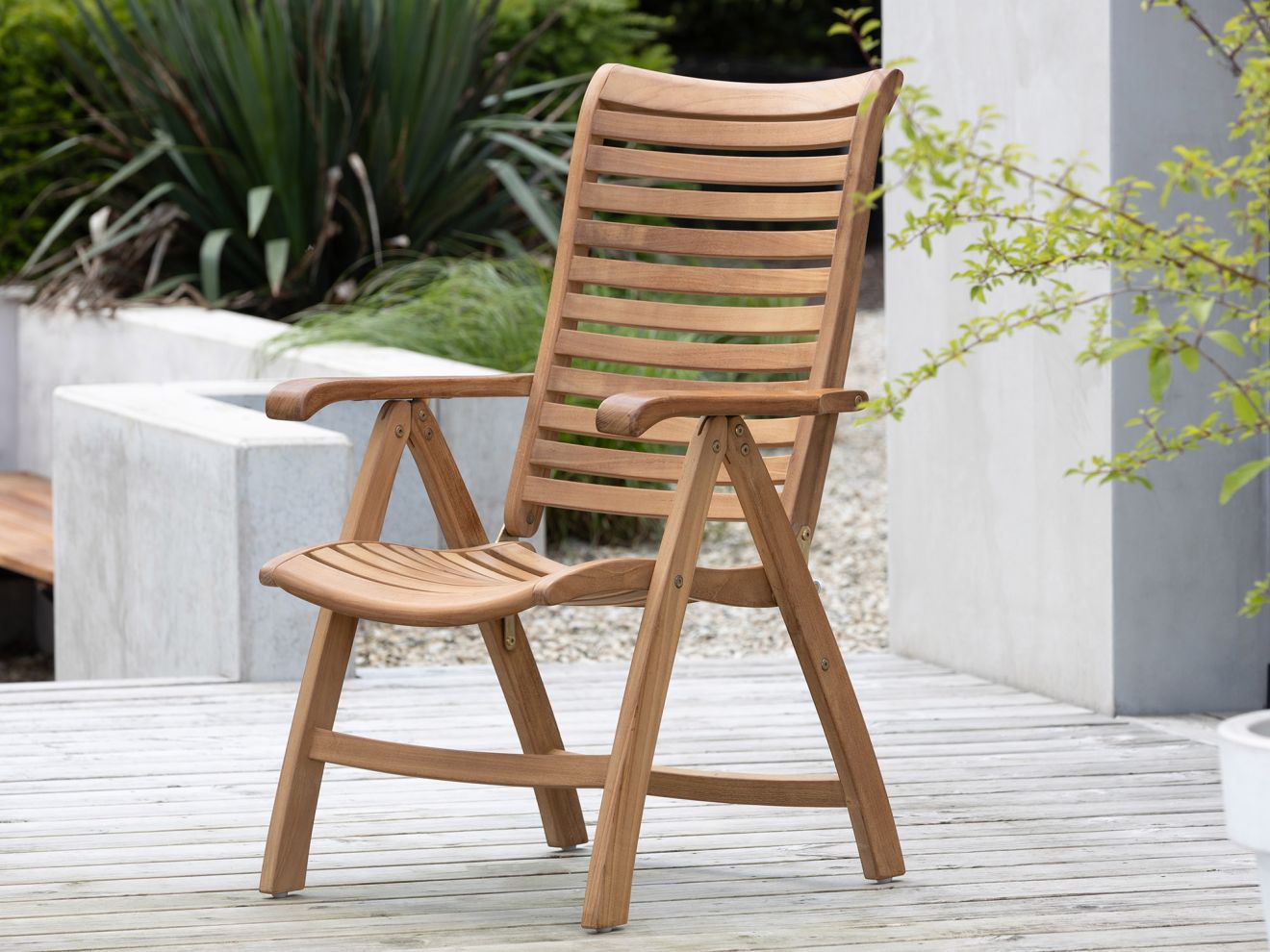 Sunyard Corby Gartenstuhl Hochlehner Braun  Rabatt: 32 %