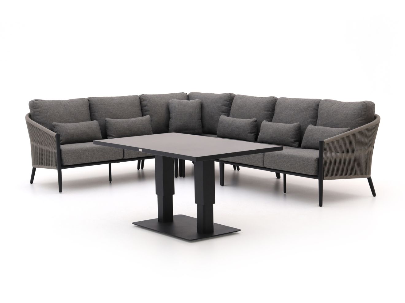 Bellagio Mineo/Usini Ecklounge-Set 5-teilig links Grau 313x237.5cm Rabatt: 20 %