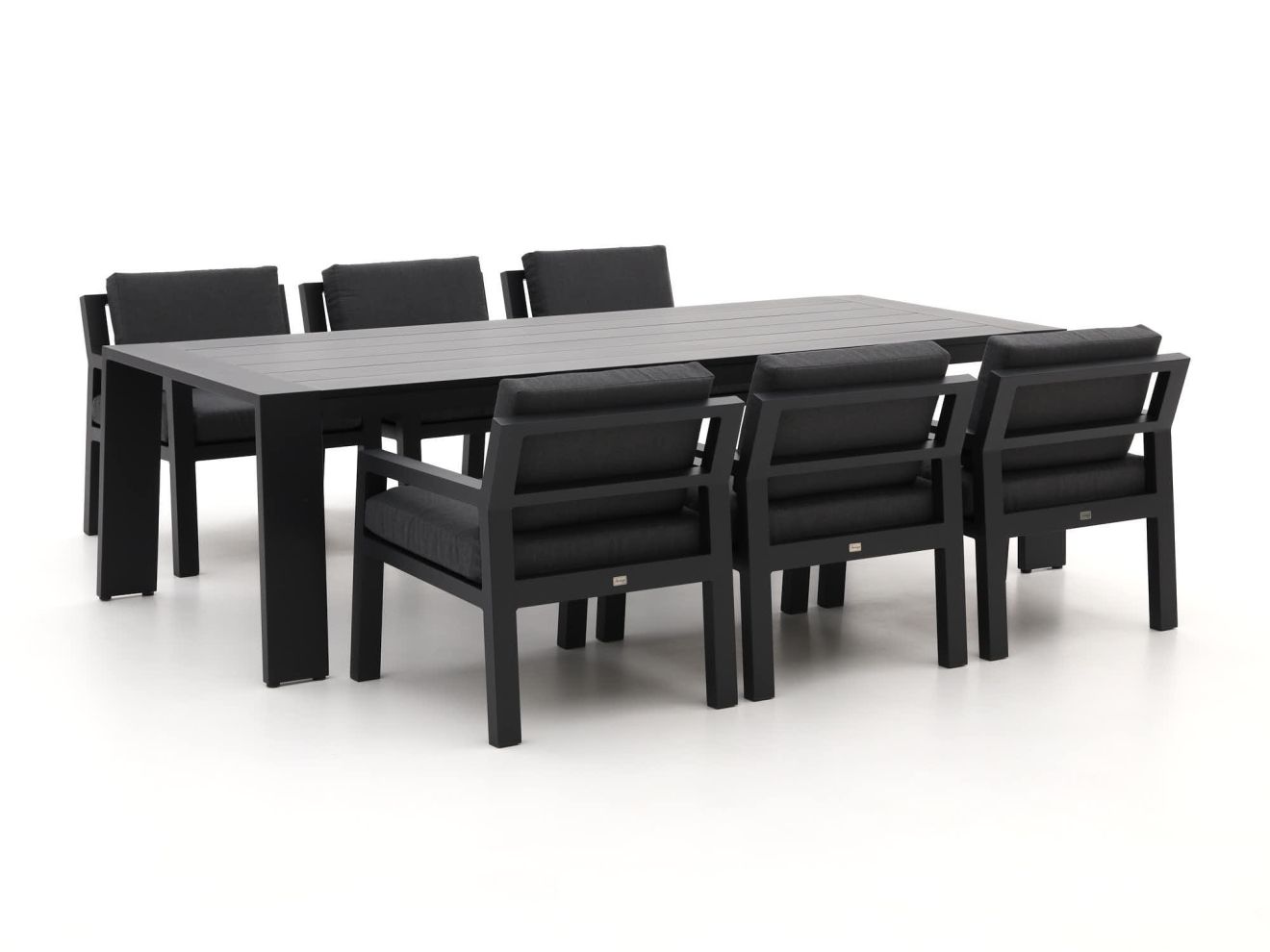 Bellagio Vinadio 255 cm Low Gartenmöbel-Set 7-teilig