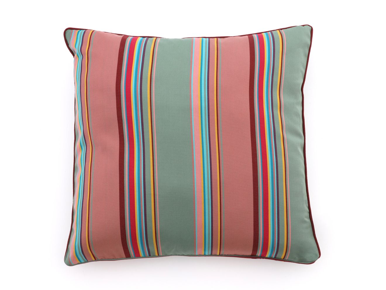Dekokissen 50x50 cm Grün/Orange/Rot 50x50cm