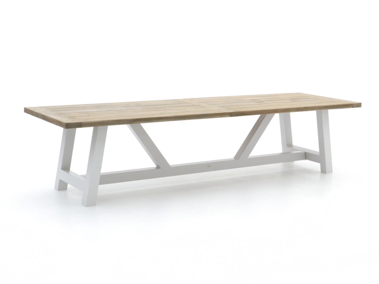 Bellagio Bresimo 330 cm Picknick Sitzgruppe 3-teilig Weiß  Rabatt: 27 %