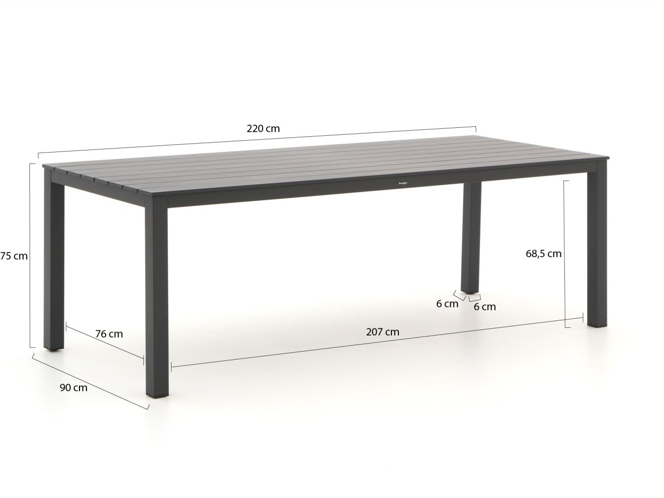 Manifesto Menzano Gartentisch 220x90x75 cm günstig online kaufen