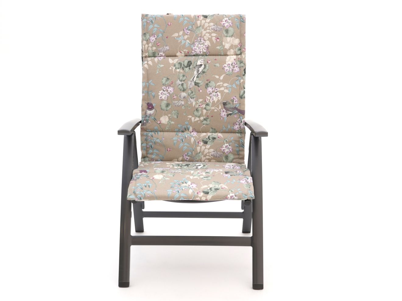 Madison Auflage Hochlehner dünn 125x50  cm Taupe 125x50cm