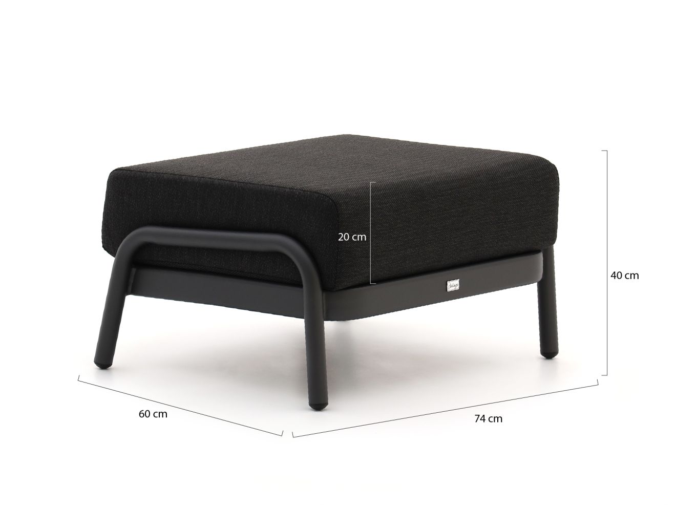 Bellagio Pianello Lounge Gartenhocker 60x74 cm  60x74cm Rabatt: 20 %