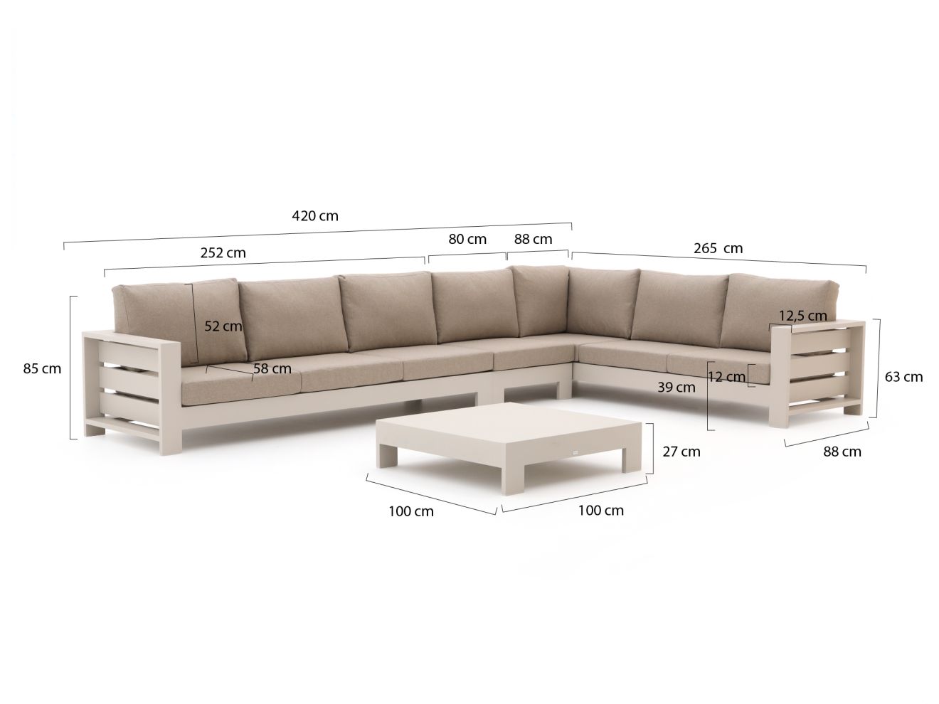 Bellagio Avolo Ecklounge-Set 4-teilig re... Bellagio Avolo Ecklounge-Set 4-teilig re...