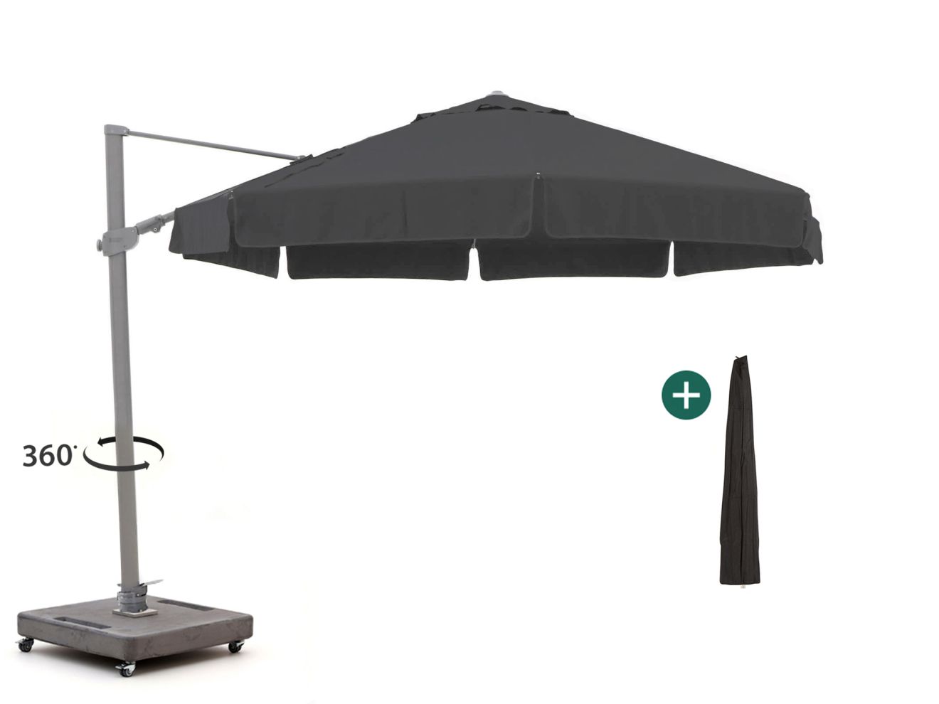 Shadowline Miami  Ampelschirm ø 350 cm günstig online kaufen