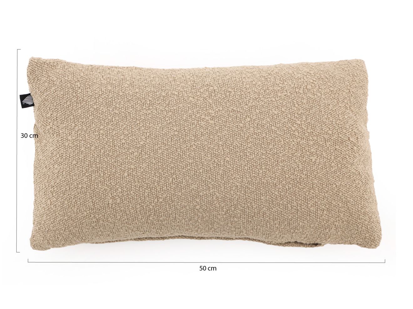 Hartman Lendenkissen 50x30 cm Taupe 50x30cm