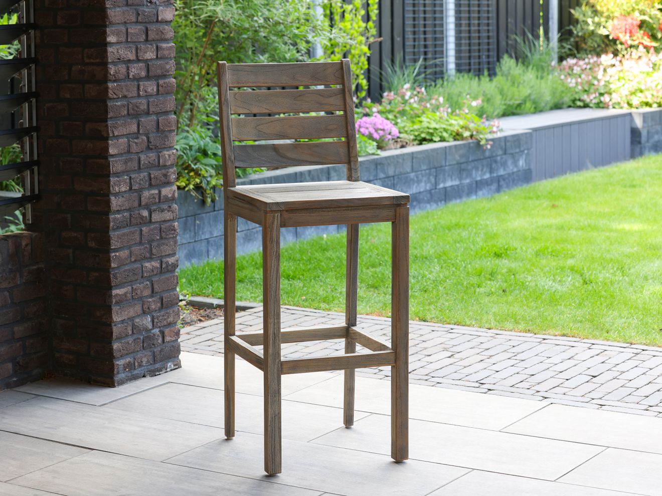 ROUGH-S/ROUGH-X 180 cm Gartenbar-Set 9-teilig Braun  Rabatt: 22 %