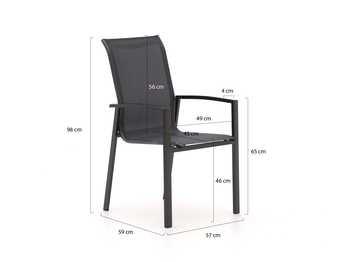 R&S design Centallo Gartenstuhl stapelbaar günstig online kaufen