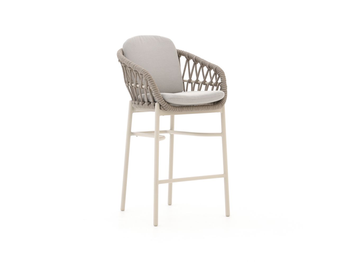 Bellagio Cupello Barhocker Outdoor stapelbar Taupe