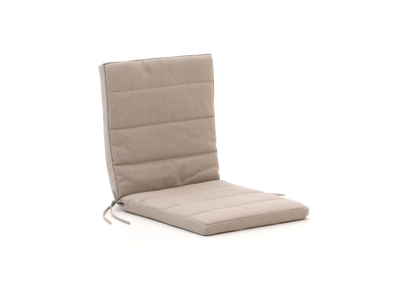 Auflage Niedriglehner dünn 92x46 cm Taupe 92x46cm