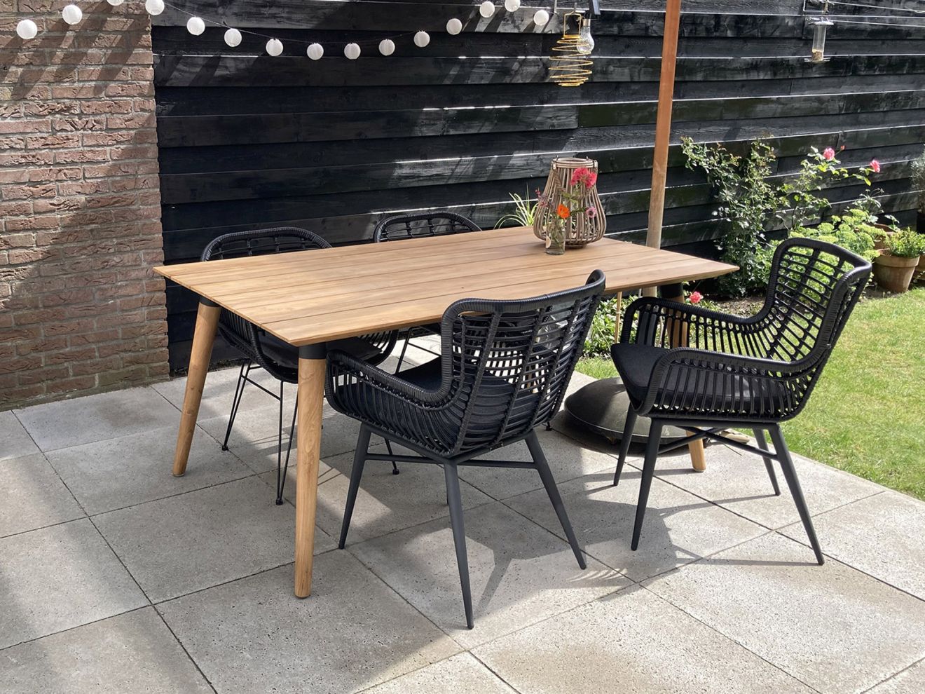 Intenso Asti/ROUGH-X 240 cm Gartenmöbel-Set 7-teilig Braun  Rabatt: 34 %