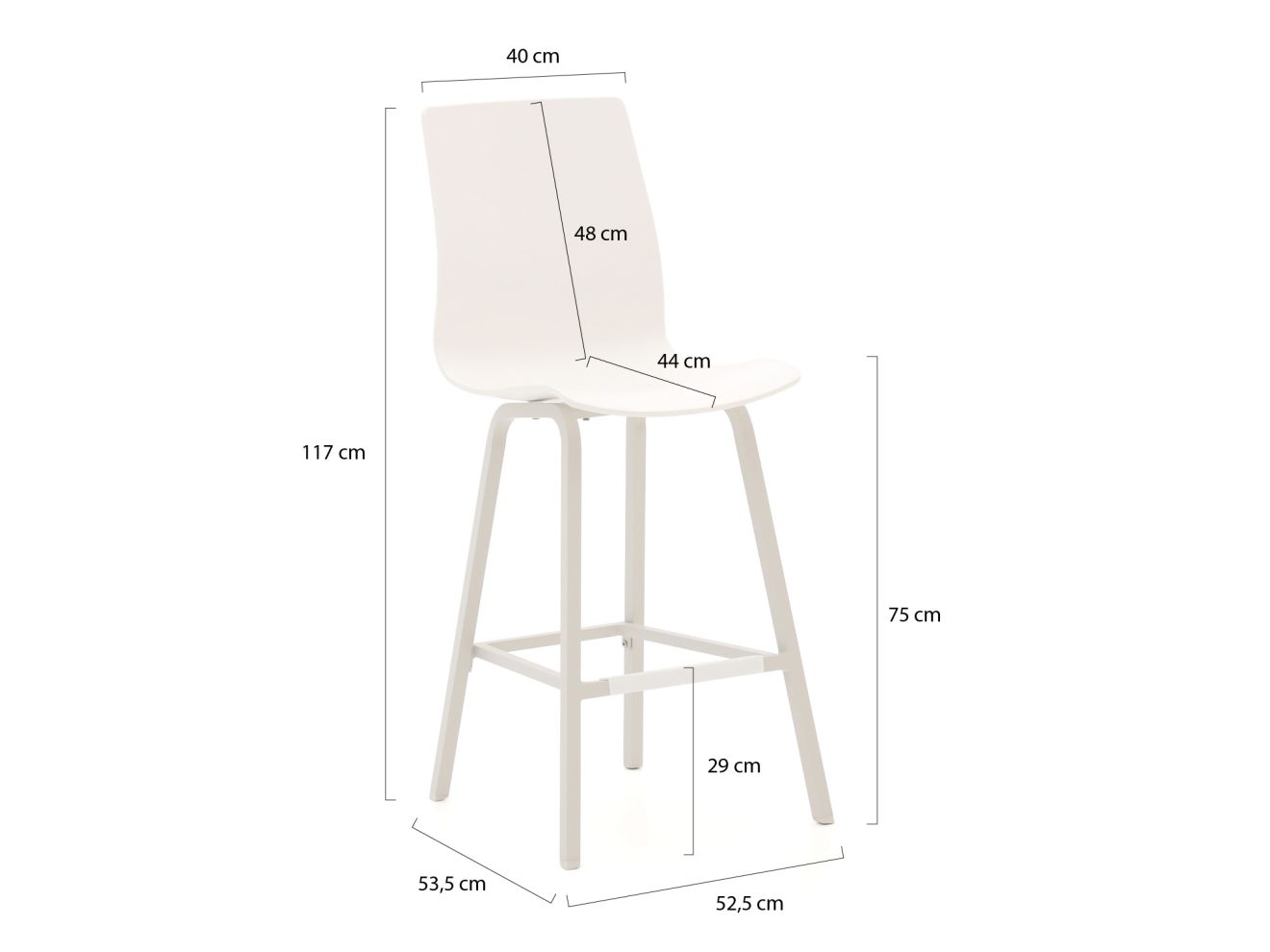 Hartman Sophie Studio Wave Barhocker Outdoor günstig online kaufen