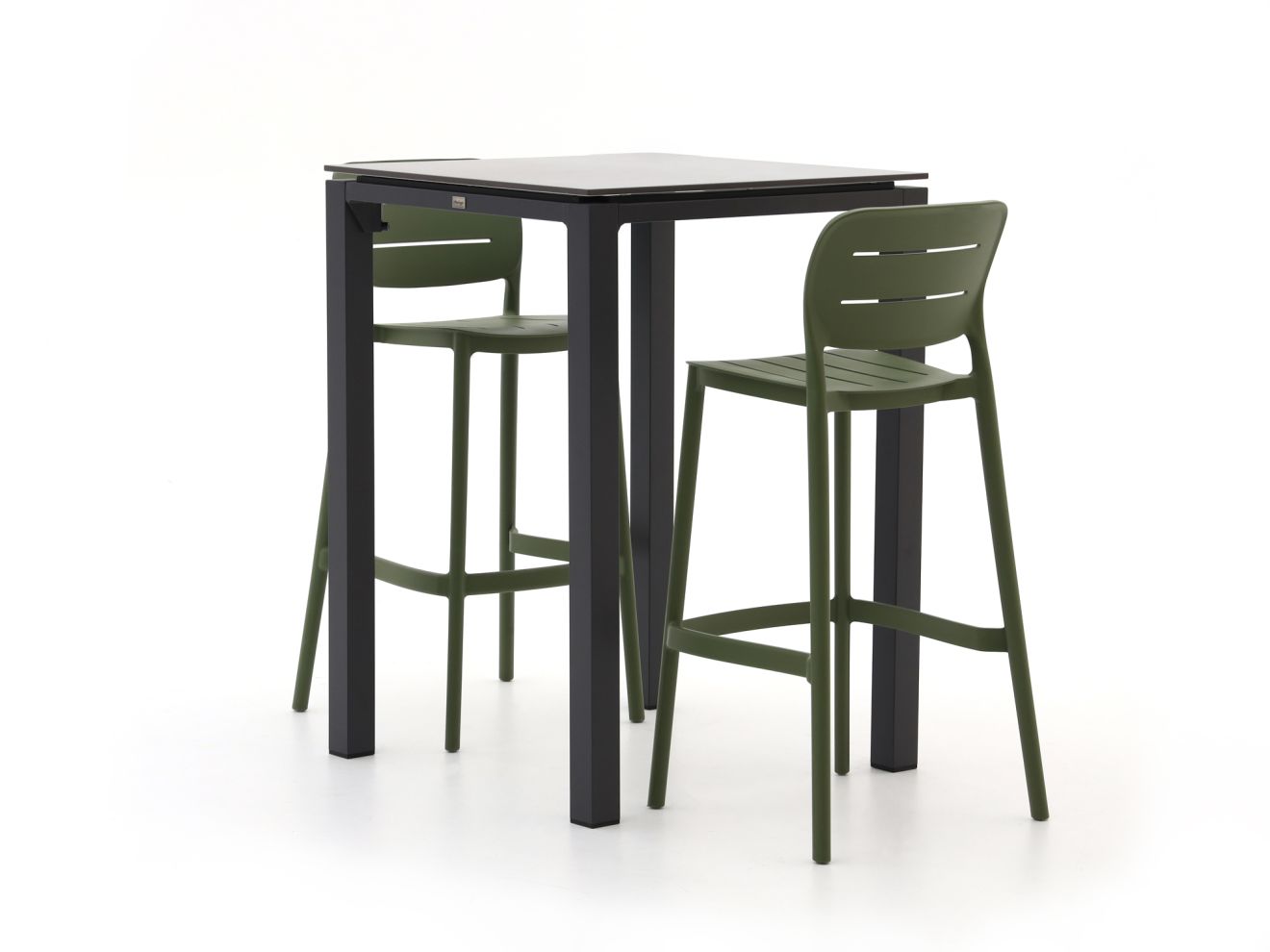 Forza Pazzia/Trecenta 75 cm Gartenbar-Set 3-teilig stapelbar günstig online kaufen
