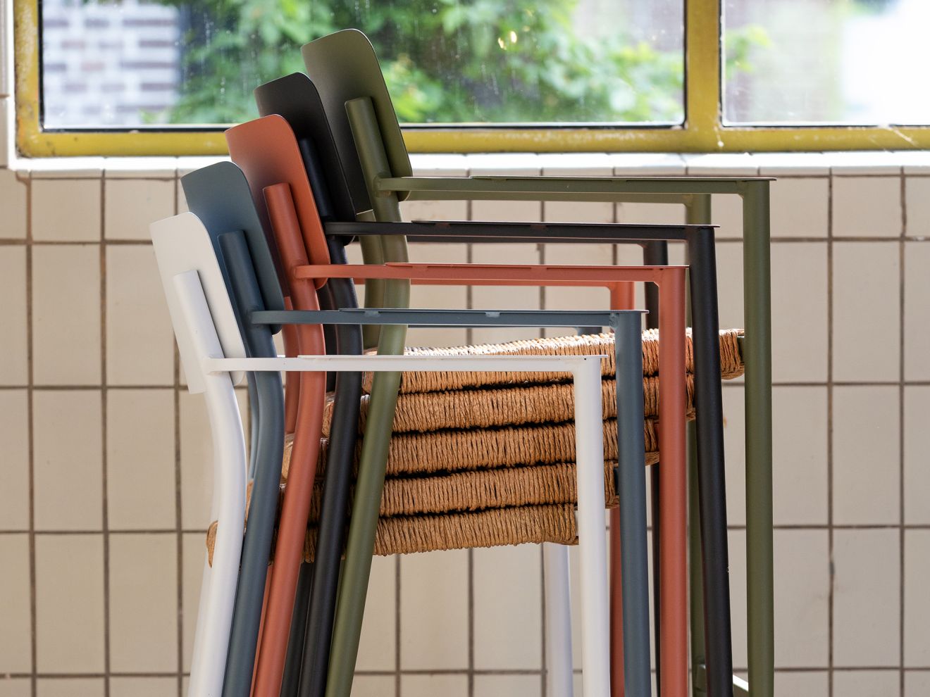 Bellagio Cino Barhocker Outdoor Stapelba...