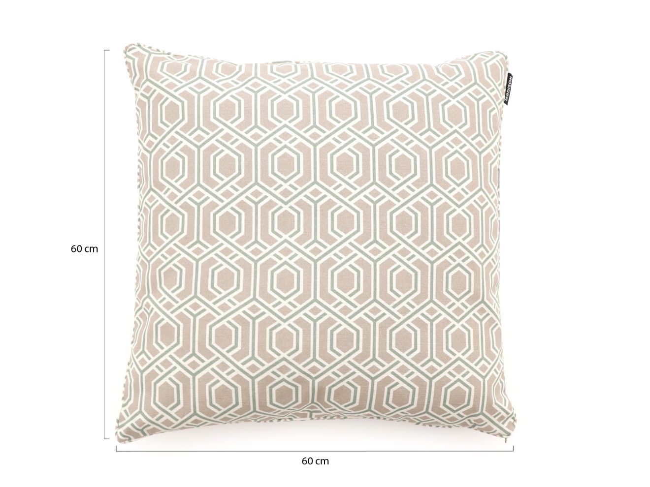 Dekokissen Set Soft Floral Light Naturel Taupe 60x30cm