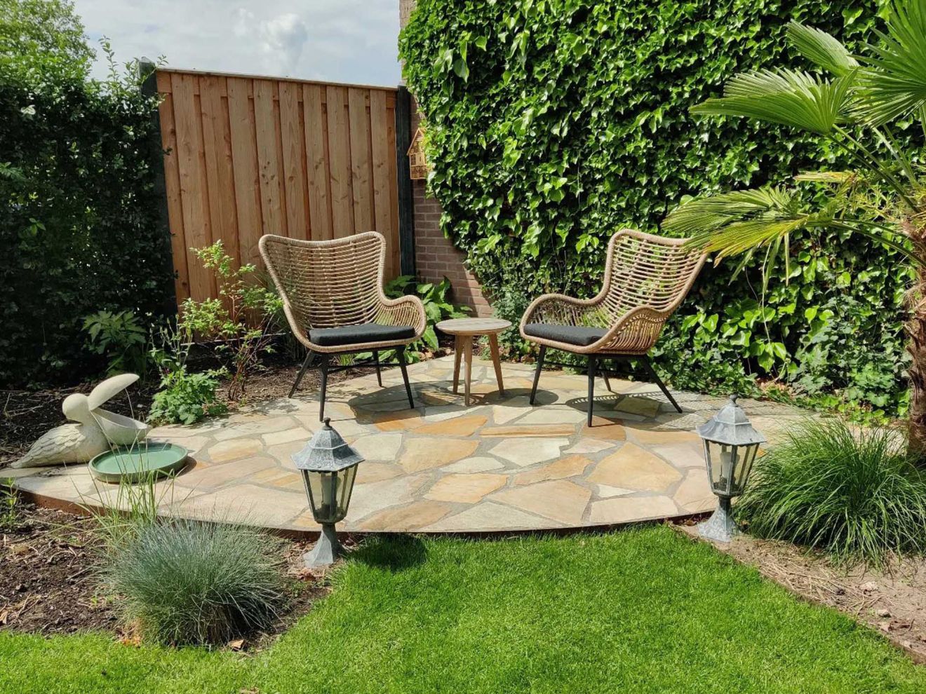 ROUGH-K Beistelltisch Outdoor ø 50x45 cm Braun 50cm Rabatt: 20 %