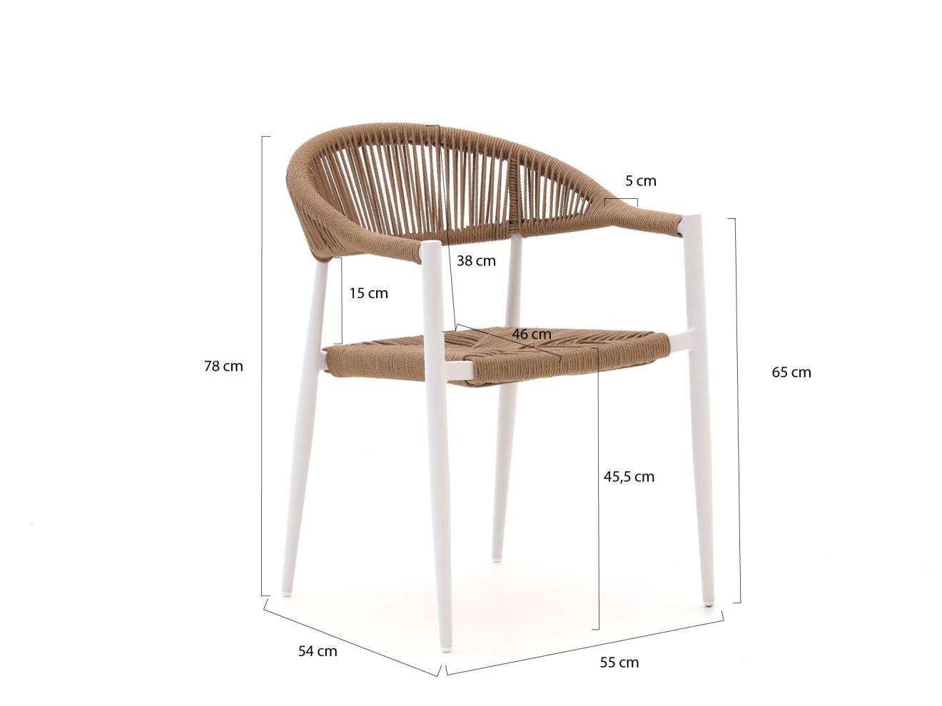 Manifesto Belpasso/ROUGH-X 200 cm Gartenmöbel-Set 5-teilig stapelbar günstig online kaufen