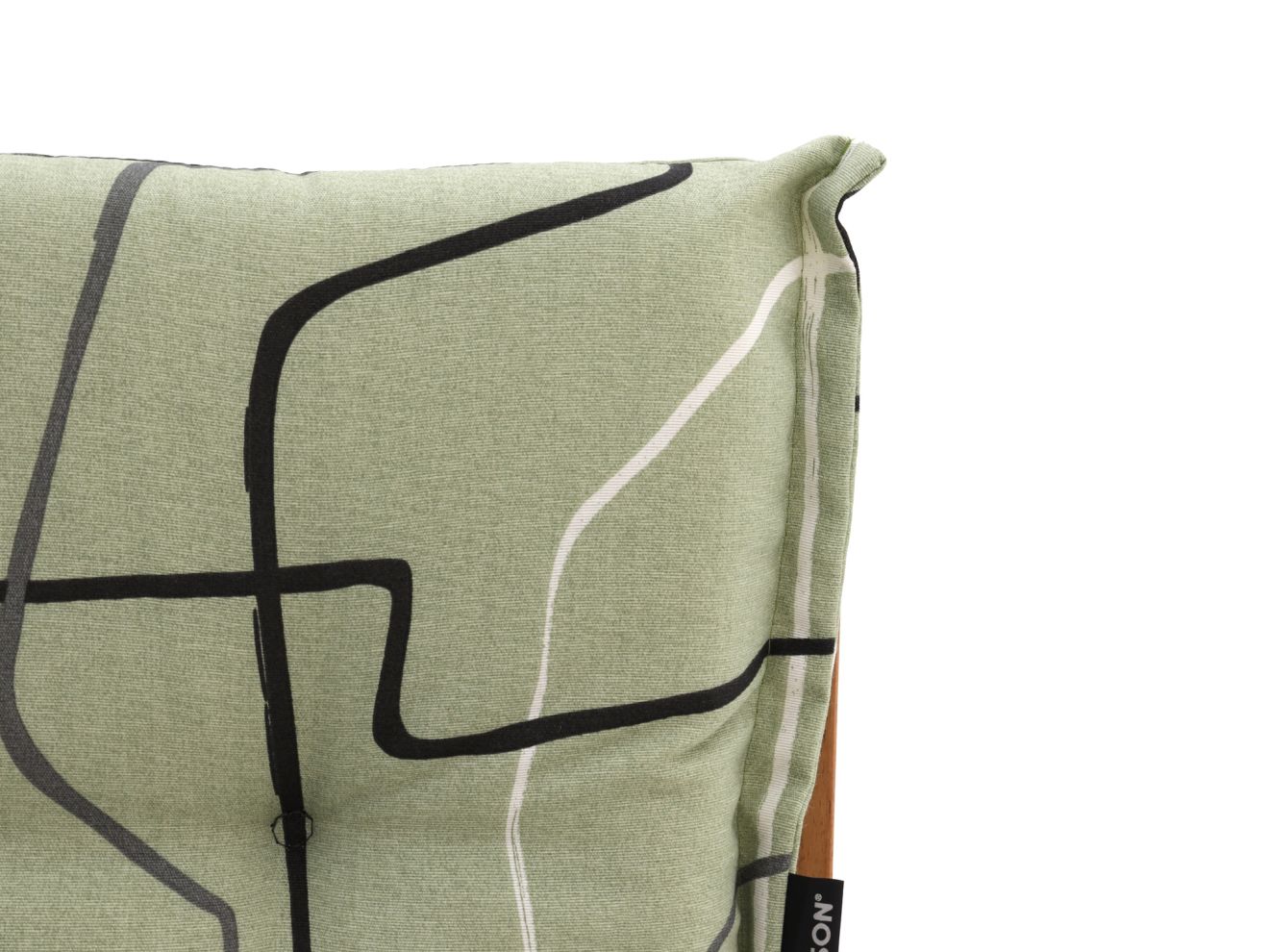 Madison Auflage Hochlehner dick 123x50cm Grün 123x50cm