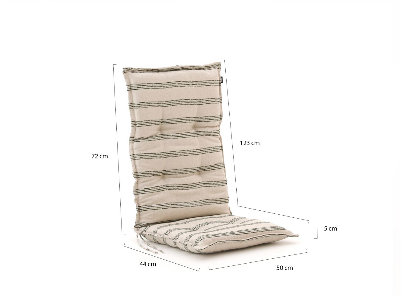 Hartman Auflage Hochlehner 123x50 cm Grün 123x50cm Hartman Auflage Hochlehner 123x50 cm Grün 123x50cm