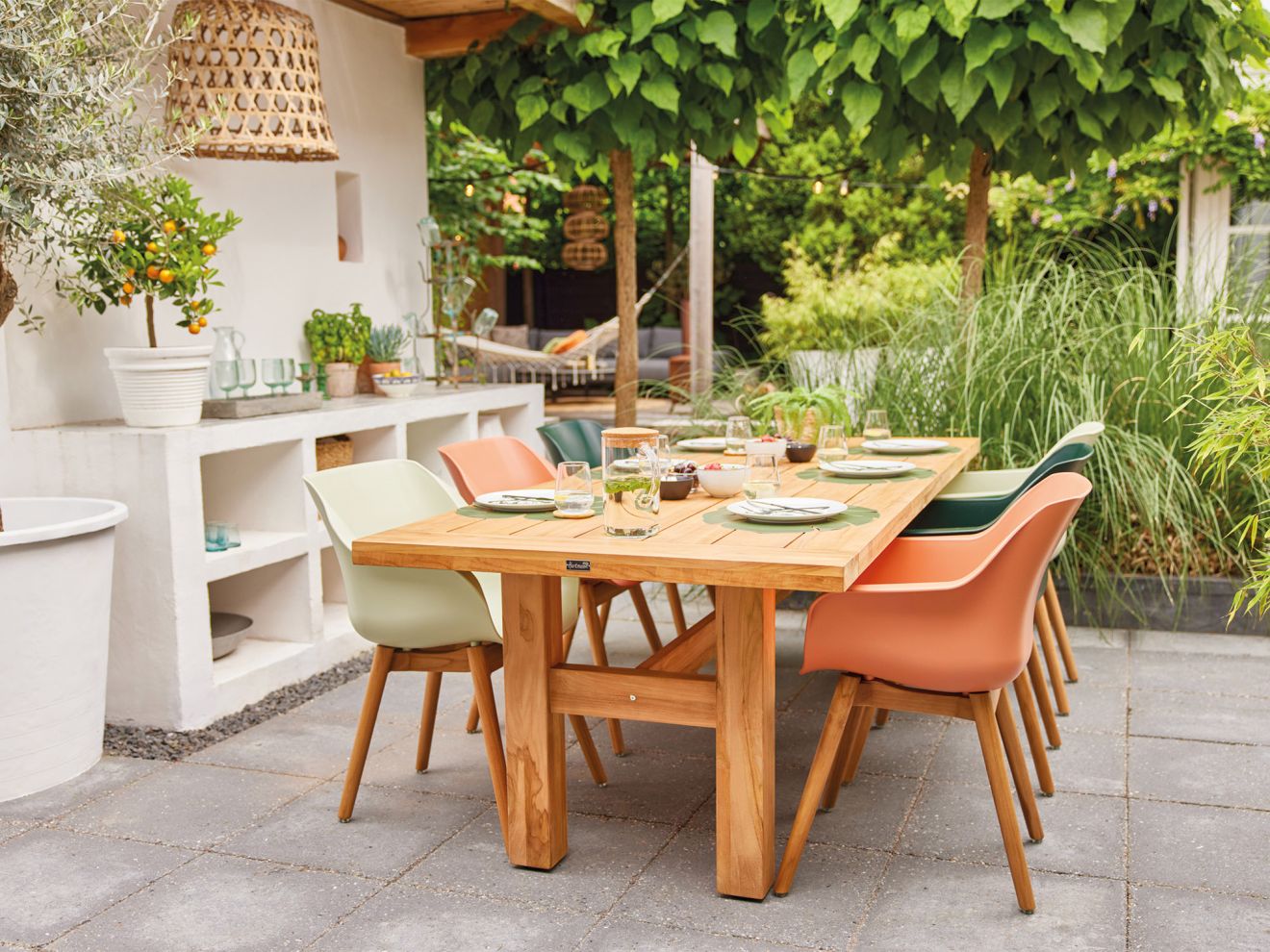 Hartman Sophie Yasmani Gartentisch 240x100x76 cm Braun  Rabatt: 17 %