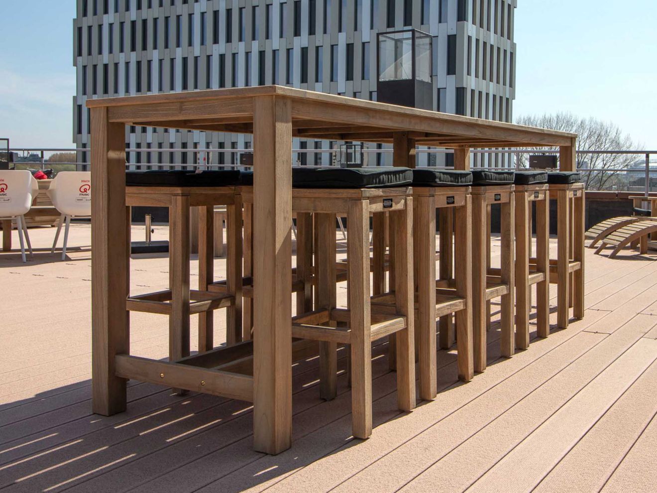 ROUGH-S/ROUGH-X 300 cm Gartenbar-Set 11-teilig Braun  Rabatt: 19 %