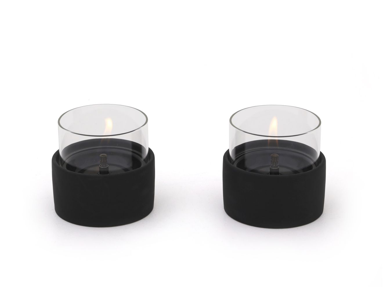 Tenderflame Breeze 10 Dekolicht ø 11 cm (h:10,7 cm) Schwarz 11cm