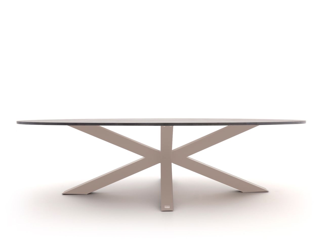 Bellagio Induno Ellips Low Dining Gartentisch 240x120 cm Grau  Rabatt: 19 %