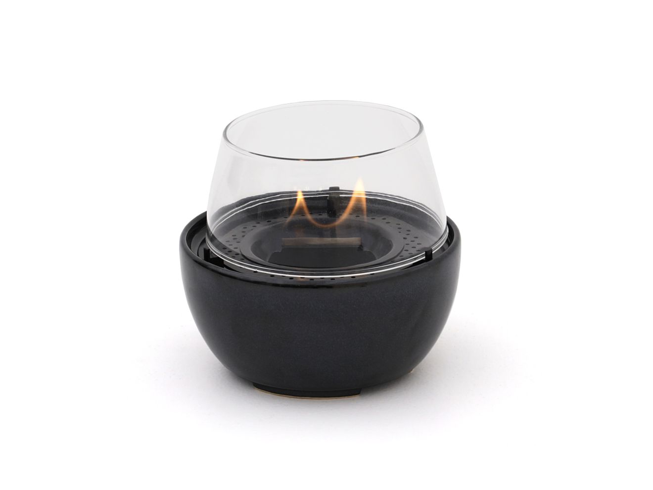 Tenderflame Tulip 14 Tischkamin ø 14,1 cm (h:12,5 cm) Schwarz 14.1cm