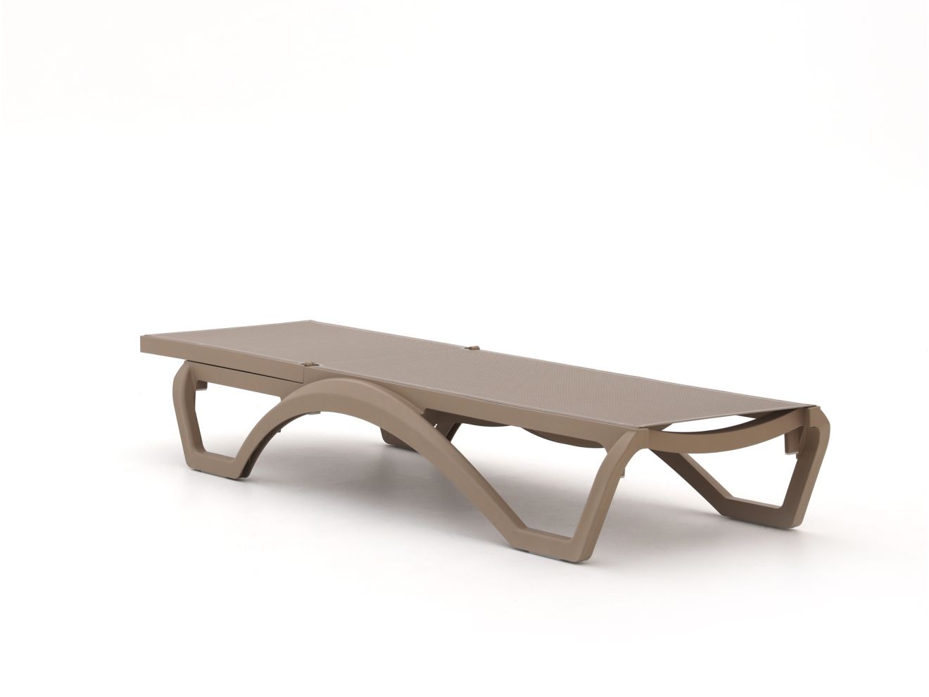 Forza Russi Gartenliege stapelbar/verstellbar Taupe