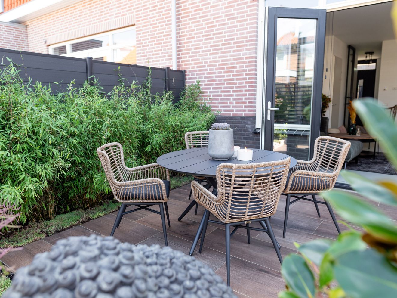 Manifesto Sora Gartentisch ø 127 (h:75 cm) Grau 127cm Rabatt: 20 %