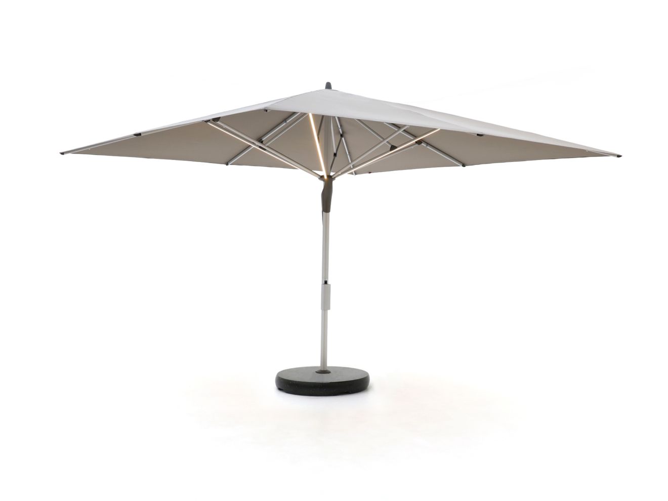 Glatz Fortello LED Sonnenschirm 400x400 cm