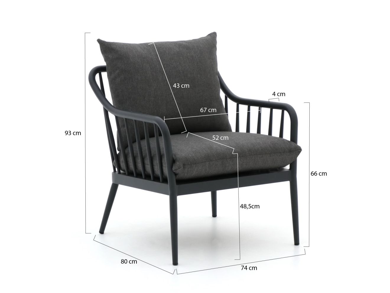 Manifesto Celante Gartensessel Grau  Rab...