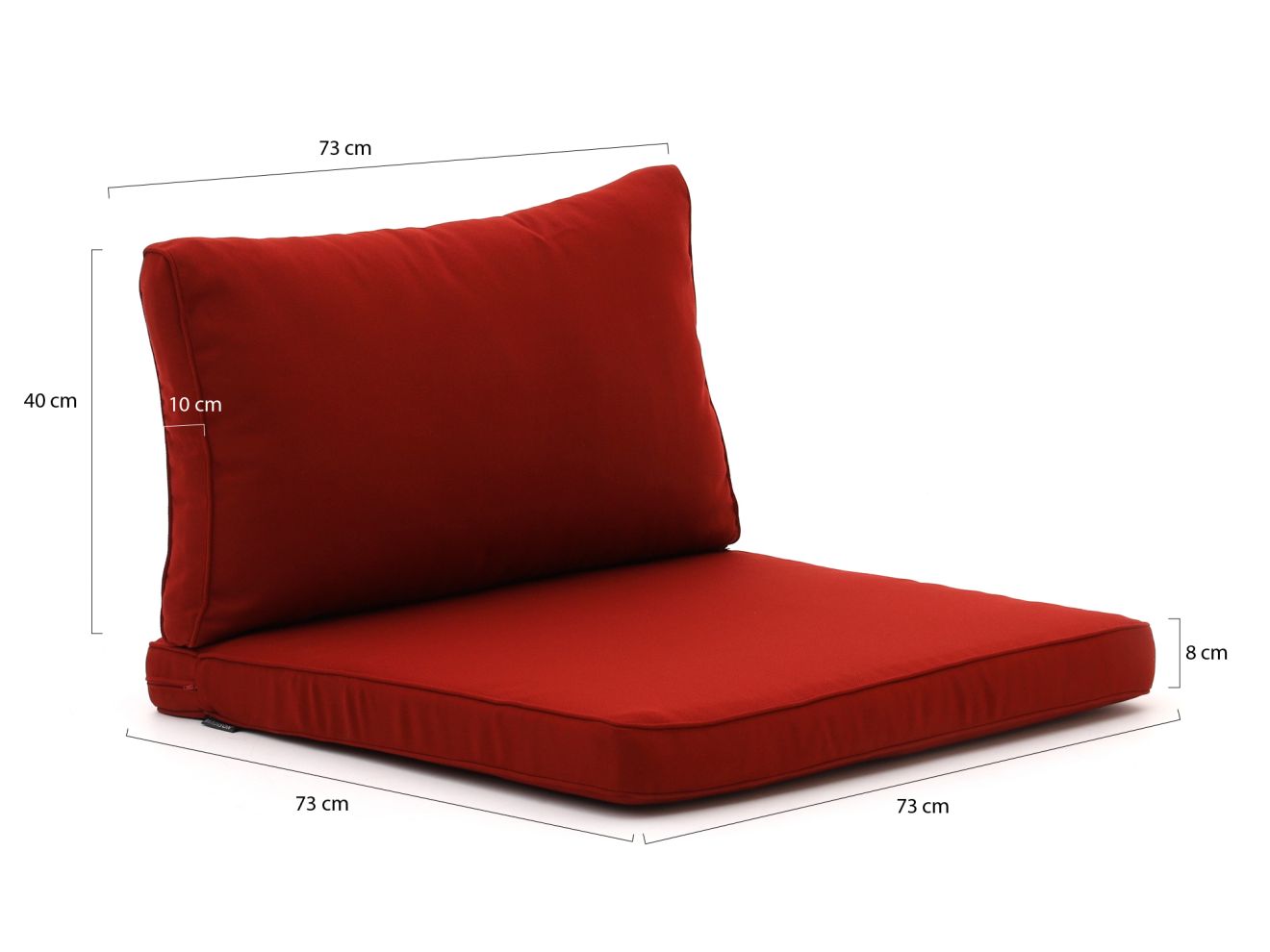 Madison Loungekissenset Luxus Rücken 73...