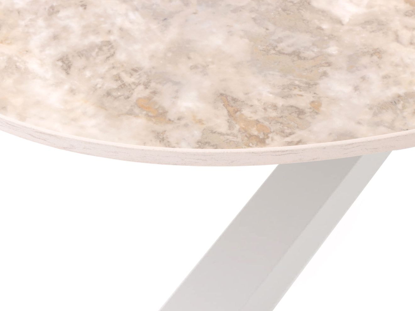 Bellagio Induno Ellips Gartentisch 240x120 cm Weiß  Rabatt: 19 %