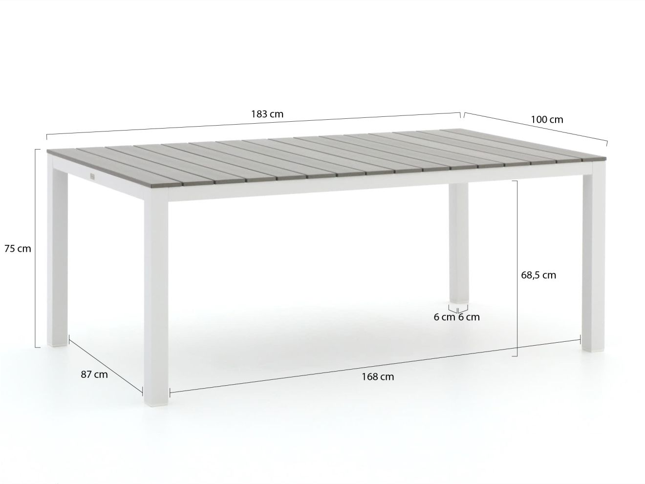Bellagio Avenza/Fidenza 183 cm Gartenmöbel-Set 5-teilig verstellbar   Rabatt: 12 %
