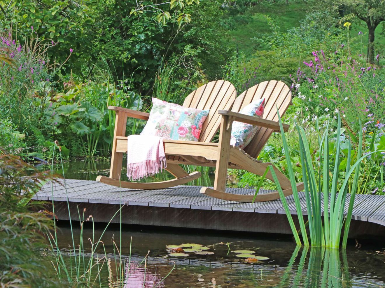 ROUGH-S Adirondack Schaukelbank 110 cm R...