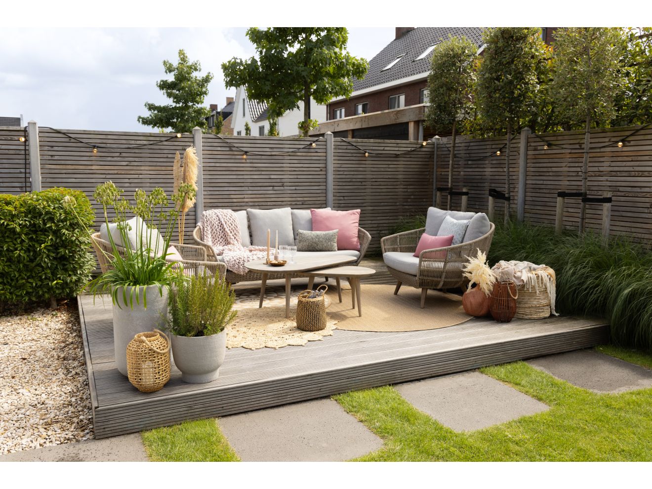 Intenso Stila/ROUGH-K Sessel-Sofa Lounge-Set 5-teilig Braun 0x0cm Rabatt: 17 %