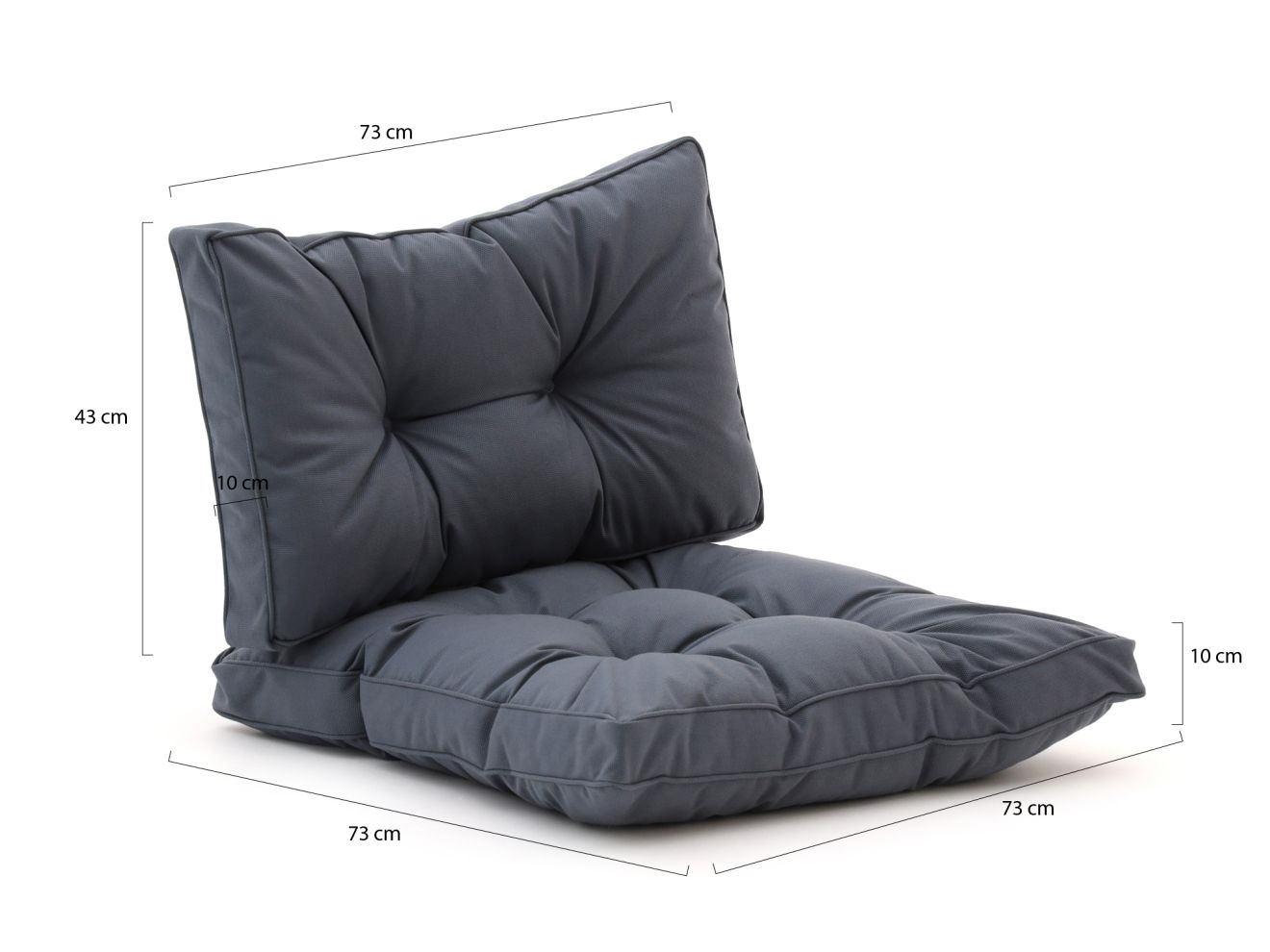 Madison Florance Loungekissenset Rücken ca. 73x43 cm Sitz ca. 73x73 cm 2-Teilig Grau 73x43cm Rabatt: 19 % Madison Florance Loungekissenset Rücken ca. 73x43 cm Sitz ca. 73x73 cm 2-Teilig Grau 73x43cm Rabatt: 19 %