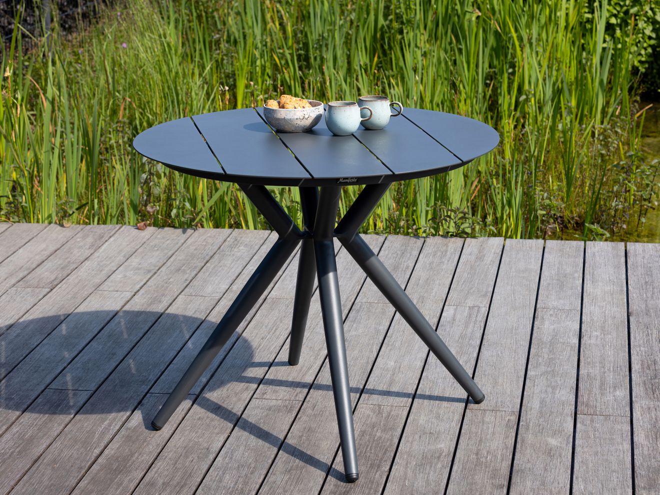 Manifesto Sora Gartentisch ø 90 (h:75 cm) Grau 90cm Rabatt: 20 %