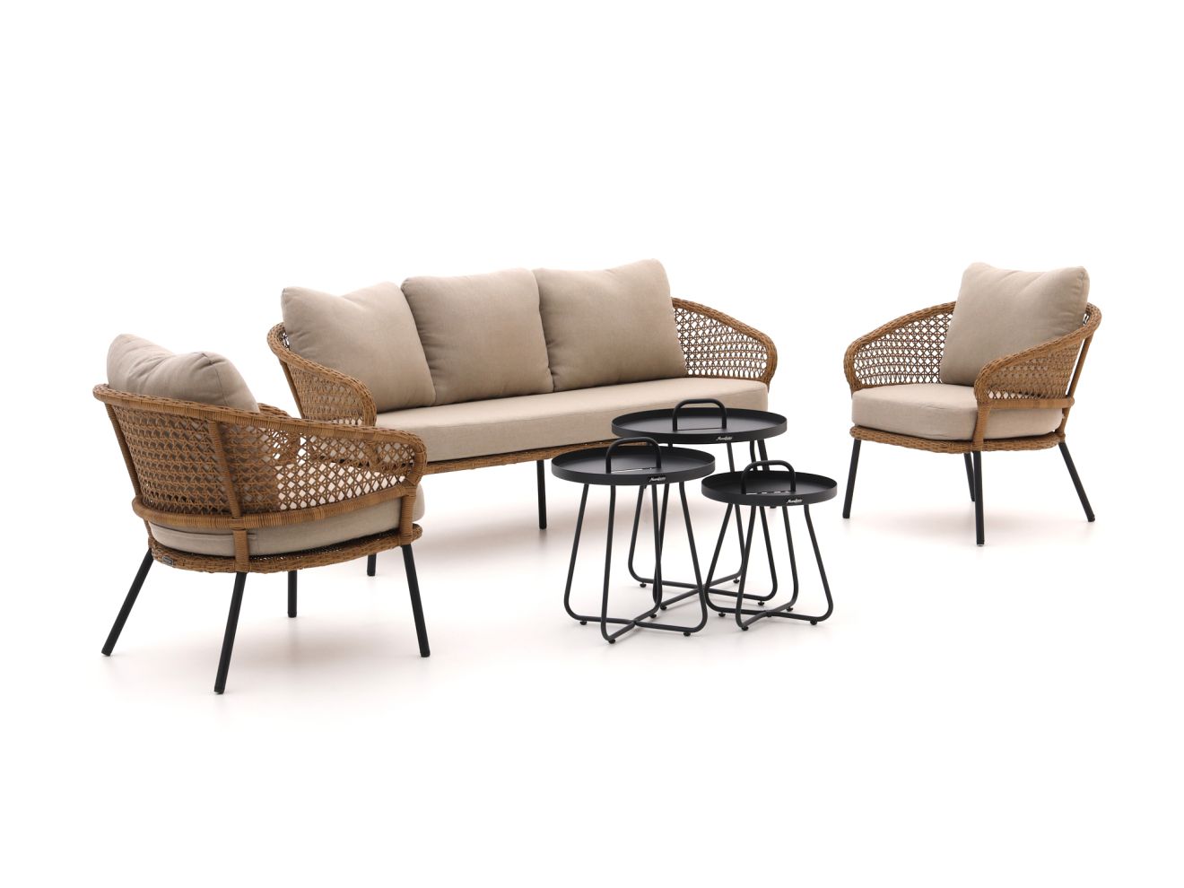 Intenso Bellacera/Pito Sessel-Sofa Lounge-Set 6-teilig